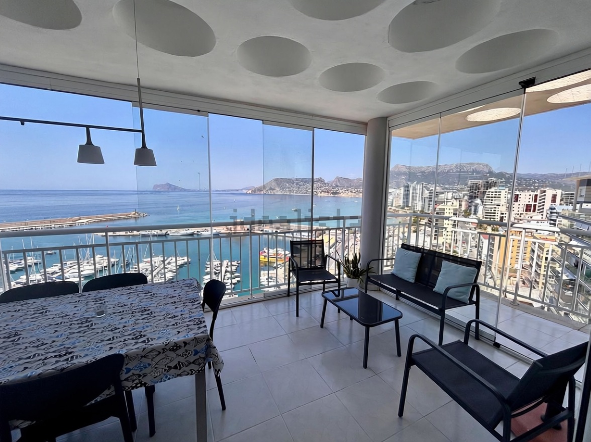 Apartamento à venda pé na areia em Calpe — Terraço mar