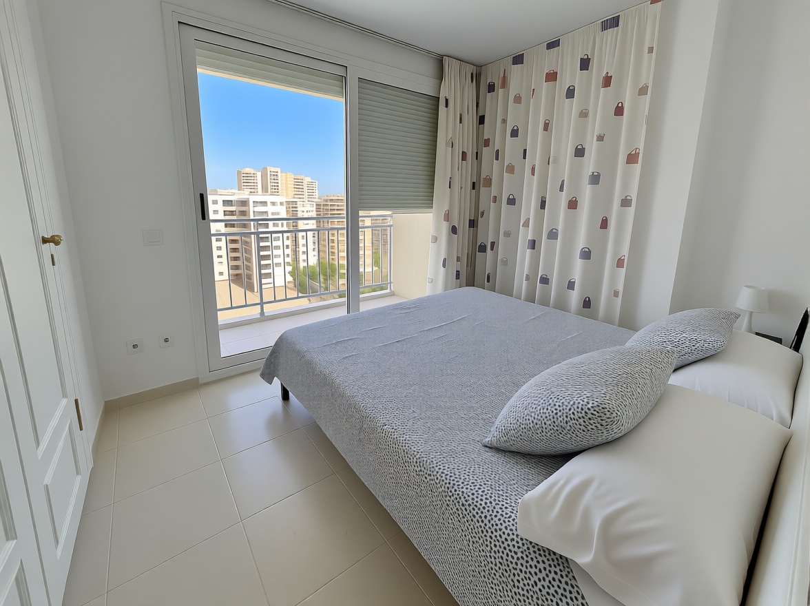 Apartamento à venda pé na areia em Calpe — Quarto