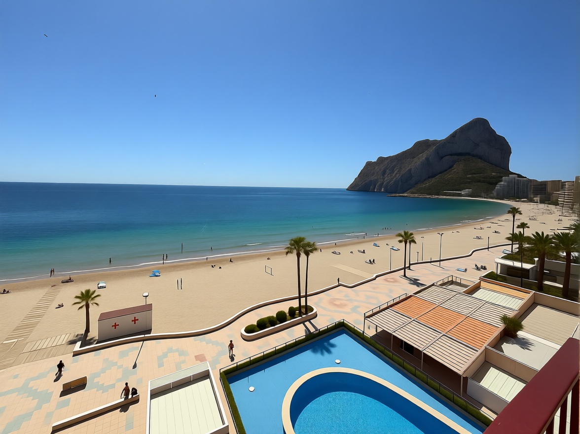 Apartamento à venda pé na areia em Calpe — Vista mar