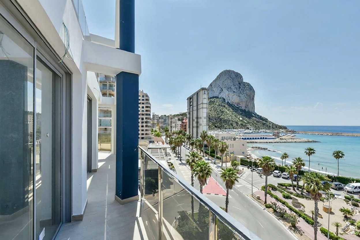 Apartamento à venda pé na areia em Calpe — Terraço mar