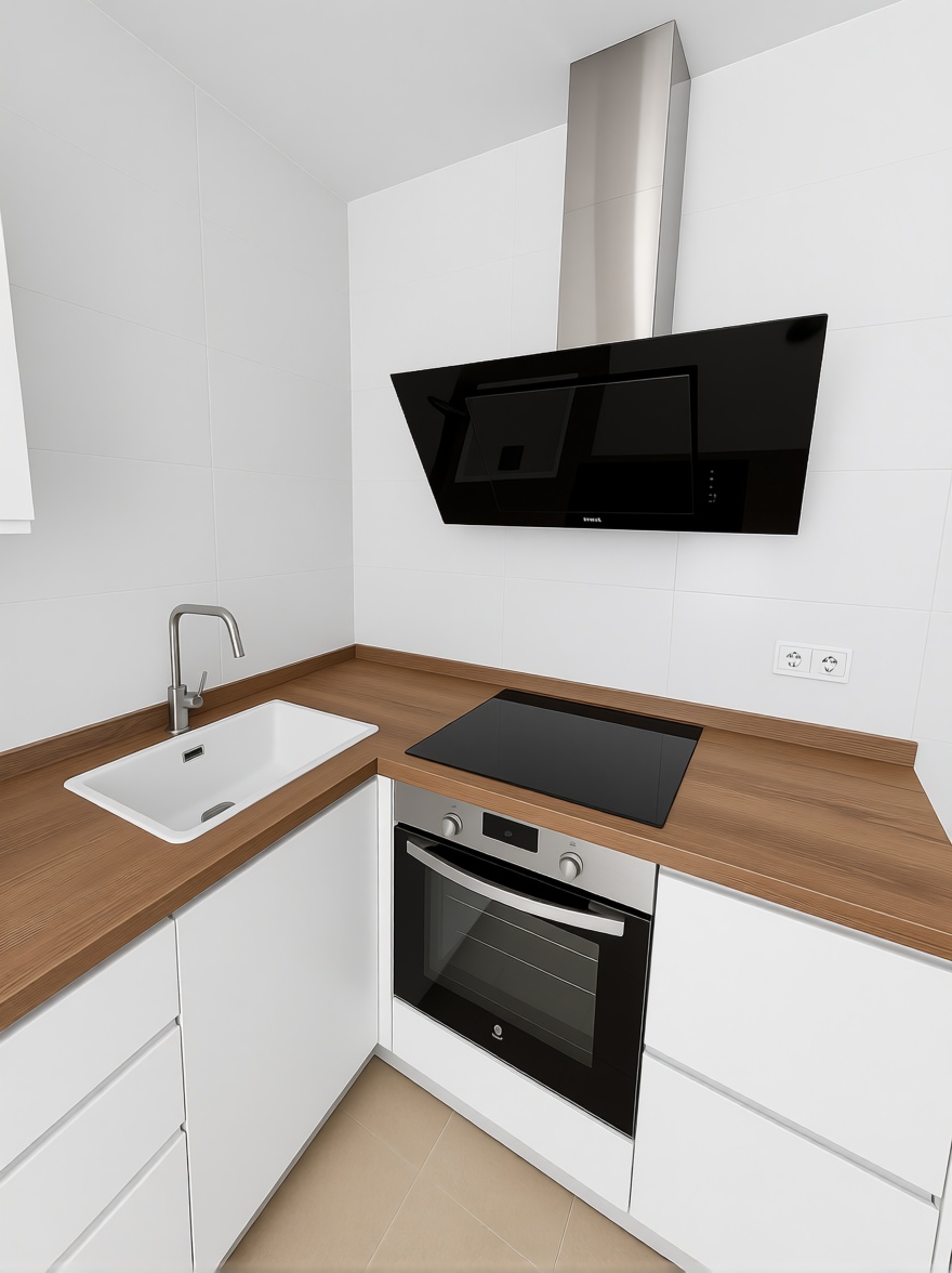 Dachgeschosswohnung zum Verkauf in erster Meereslinie in Calpe — Küche