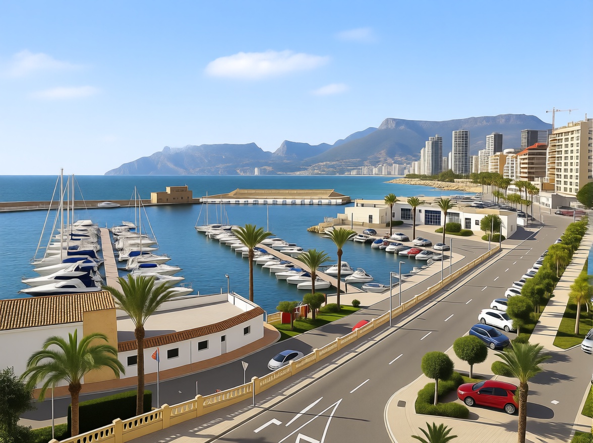Dachgeschosswohnung zum Verkauf in erster Meereslinie in Calpe — Meerblick