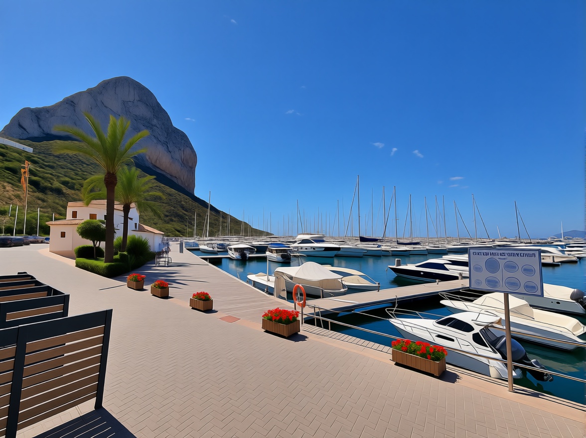 Apartamento à venda pé na areia em Calpe — Vista mar