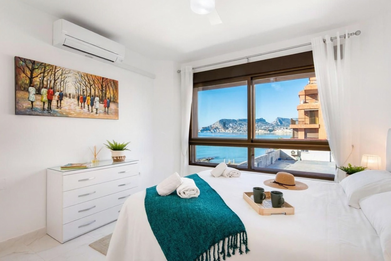 Apartamento à venda pé na areia em Calpe — Quarto