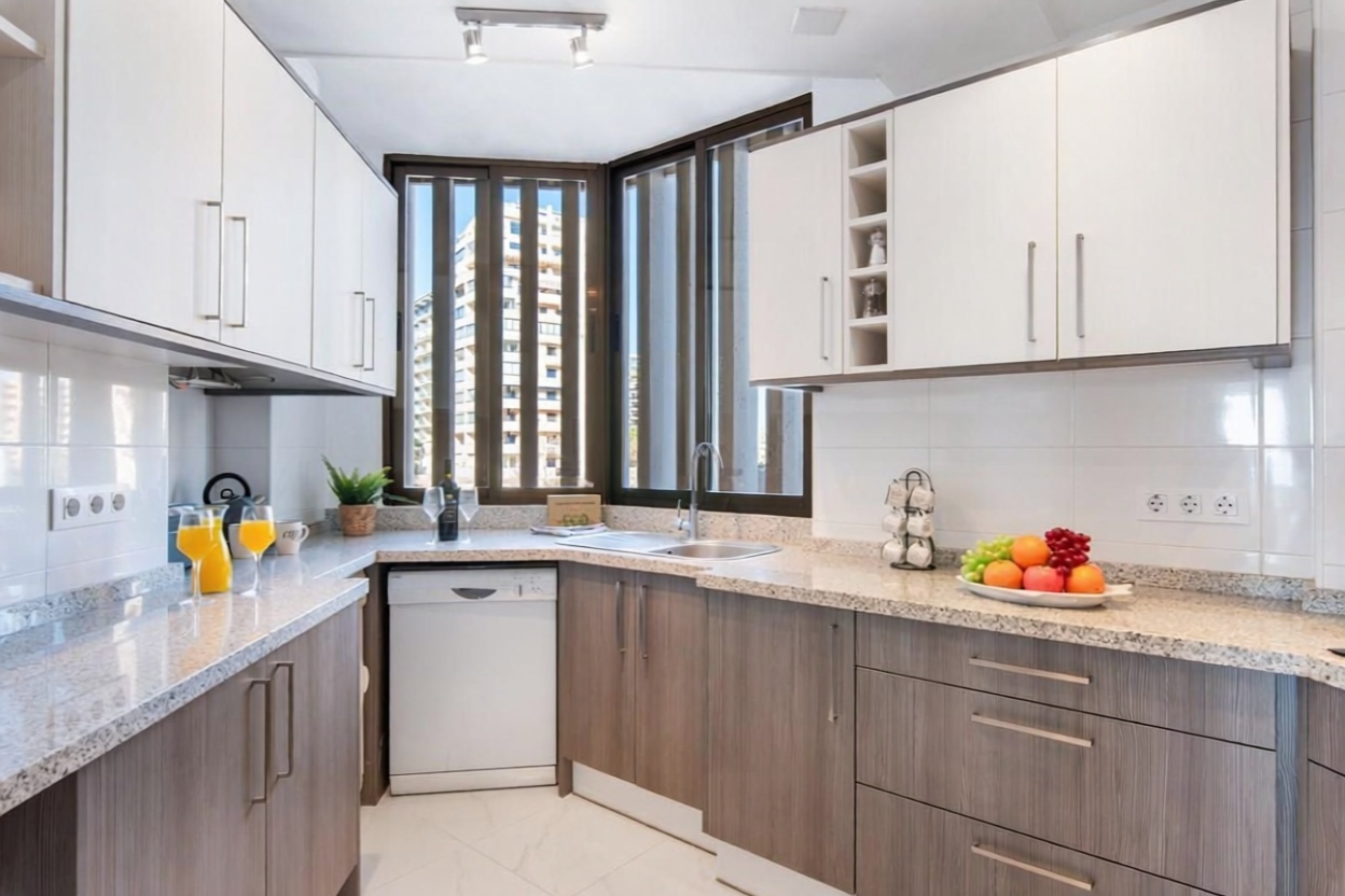 Apartamento à venda pé na areia em Calpe — Cozinha