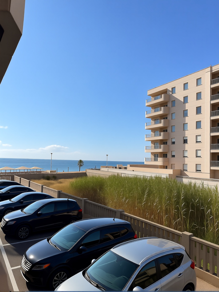 Piso en venta en primera línea de playa en Calpe — Vista mar