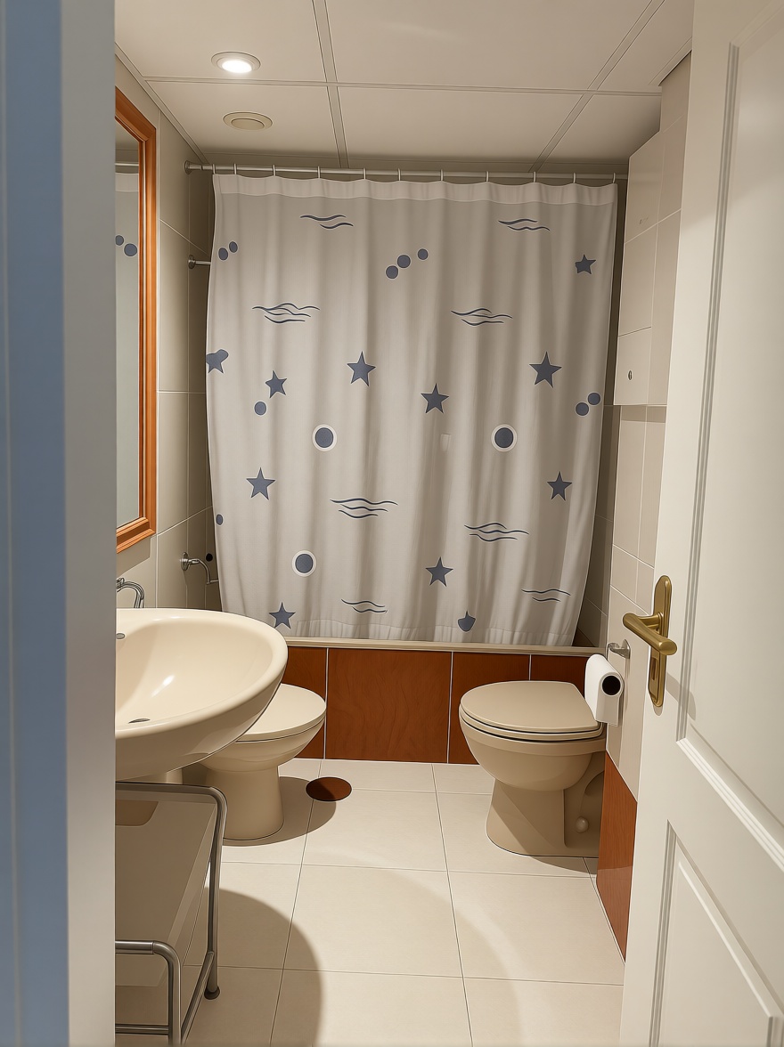 Piso en venta en primera línea de playa en Calpe — Baño