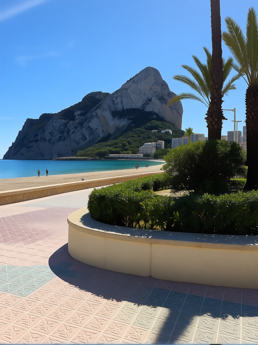 Piso en venta en primera línea de playa en Calpe — Vista mar