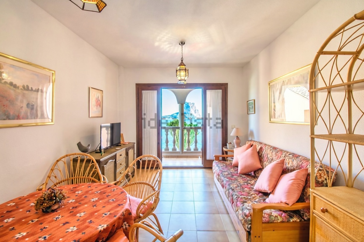 Duplex à venda pé na areia em Calpe — Sala