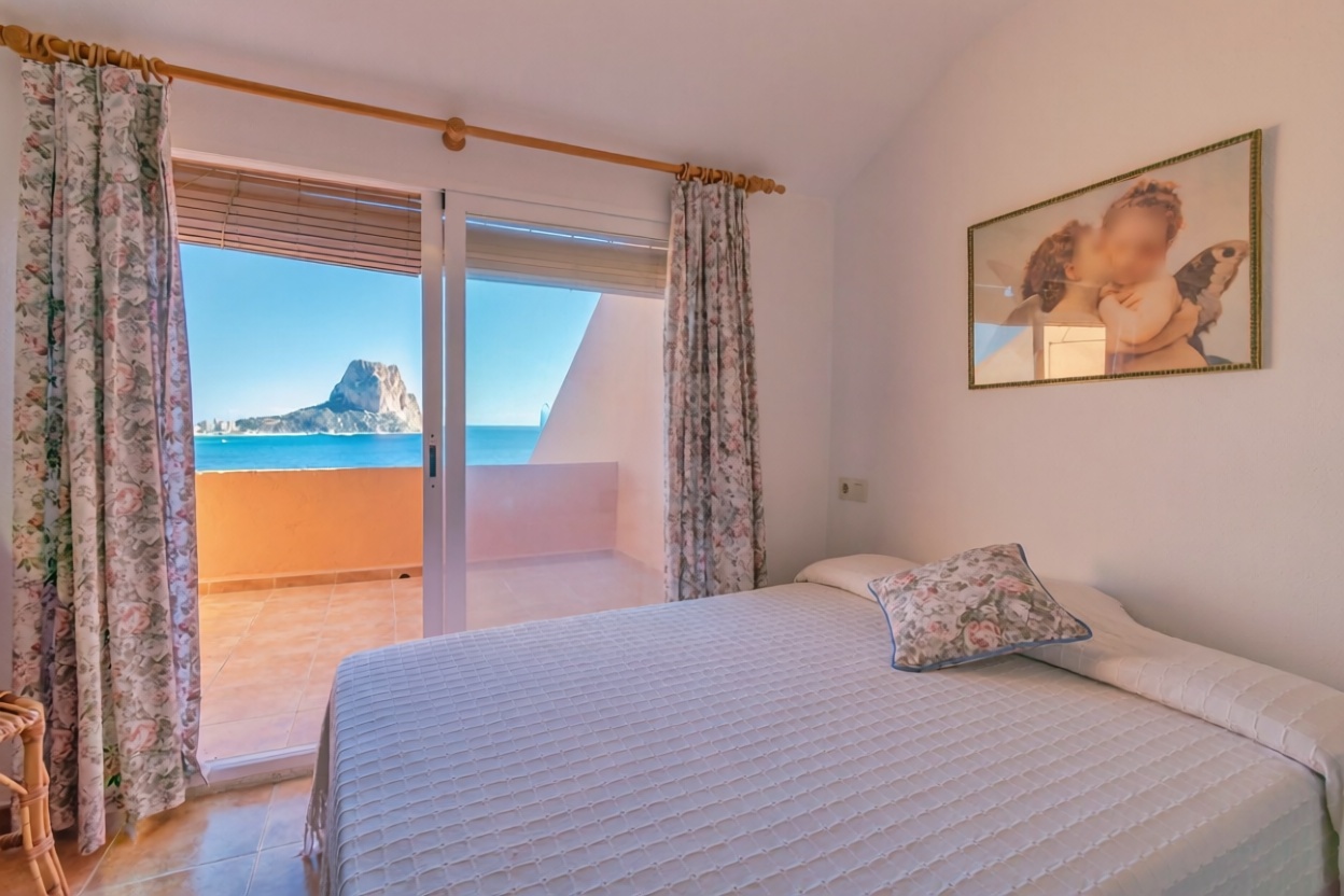 Duplex à venda pé na areia em Calpe — Quarto