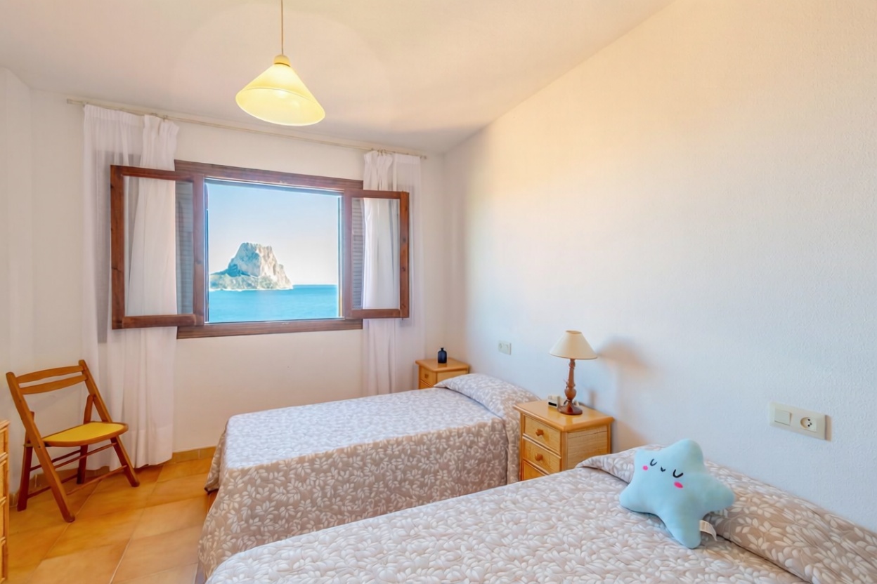 Duplex à venda pé na areia em Calpe — Quarto