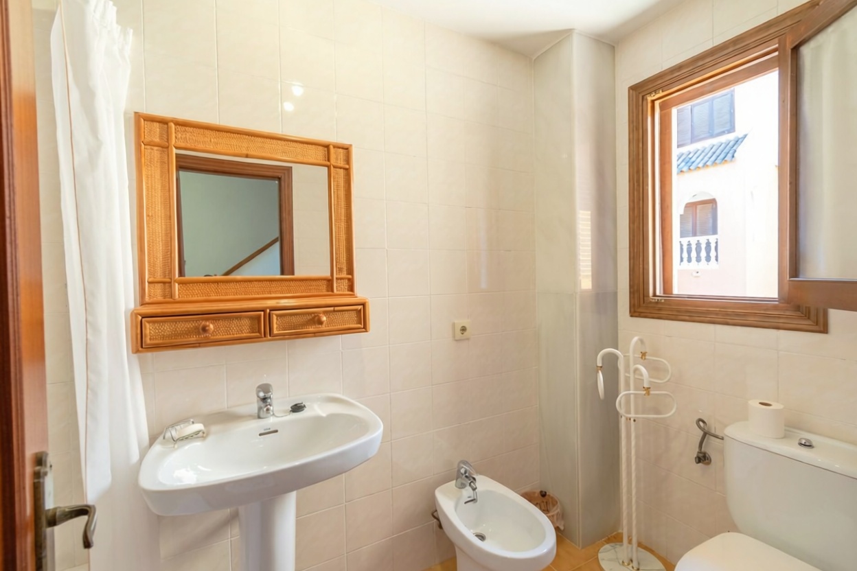 Duplex à venda pé na areia em Calpe — Casa banho