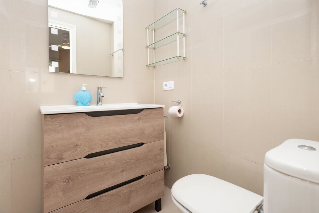 Apartamento à venda pé na areia em Calpe — Casa banho