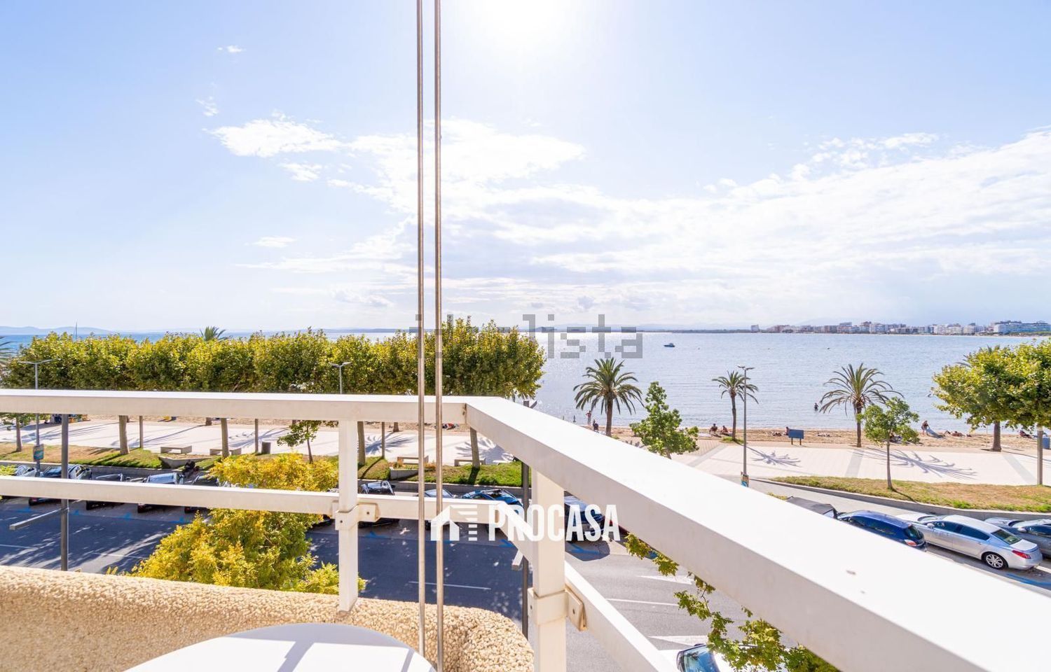 Apartamento em primeira linha de praia em Roses — Vista mar