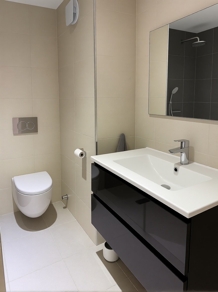 Apartamento à venda pé na areia em Calpe — Casa banho