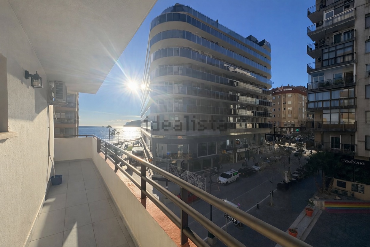 Apartamento à venda pé na areia em Calpe — Terraço mar