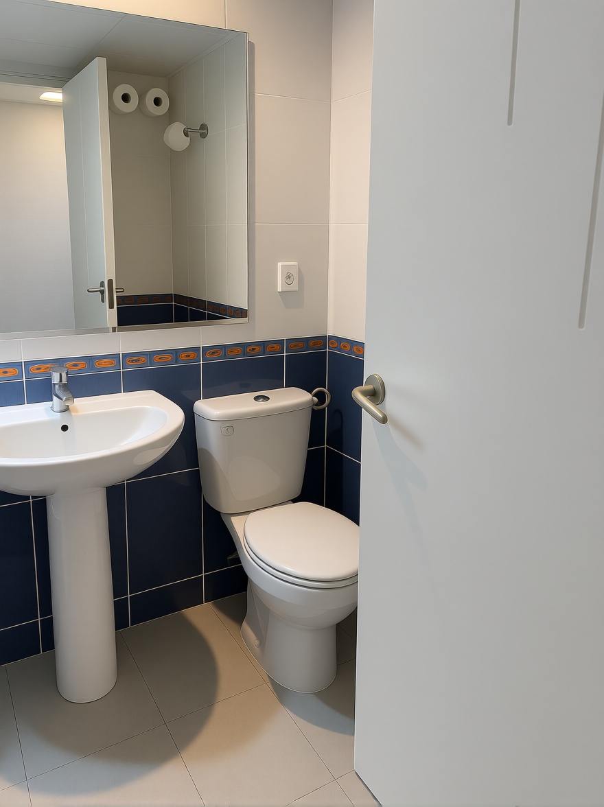 Piso en venta en primera línea de playa en Calpe — Baño