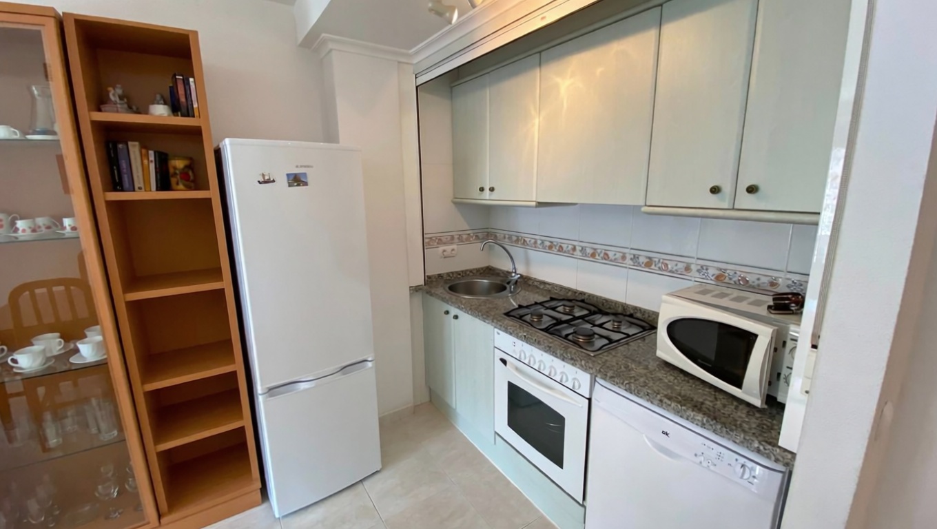 Wohnung zum Verkauf in direkter Strandlage in Calpe — Küche