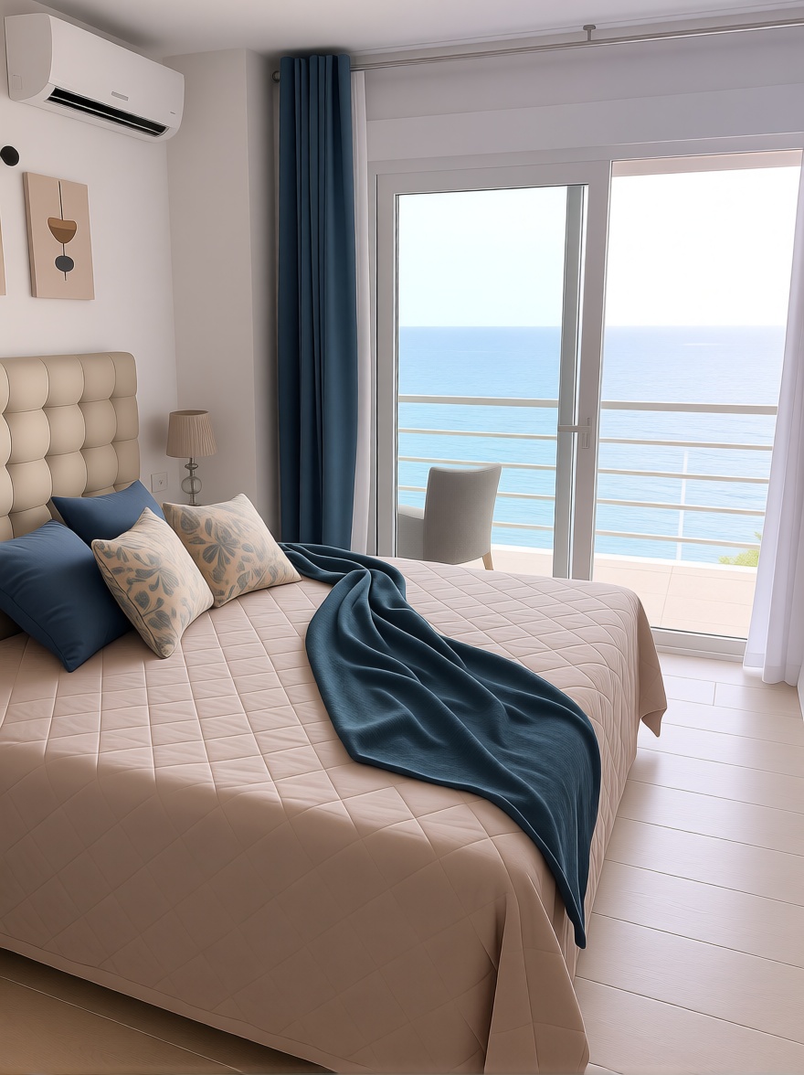 Studio zum Verkauf in direkter Strandlage in Calpe — Schlafzimmer