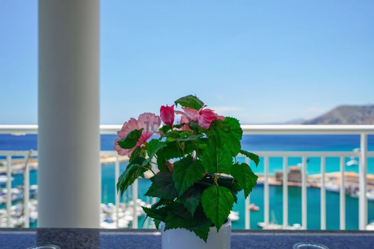 Wohnung zum Verkauf in direkter Strandlage in Calpe — Meerterrasse