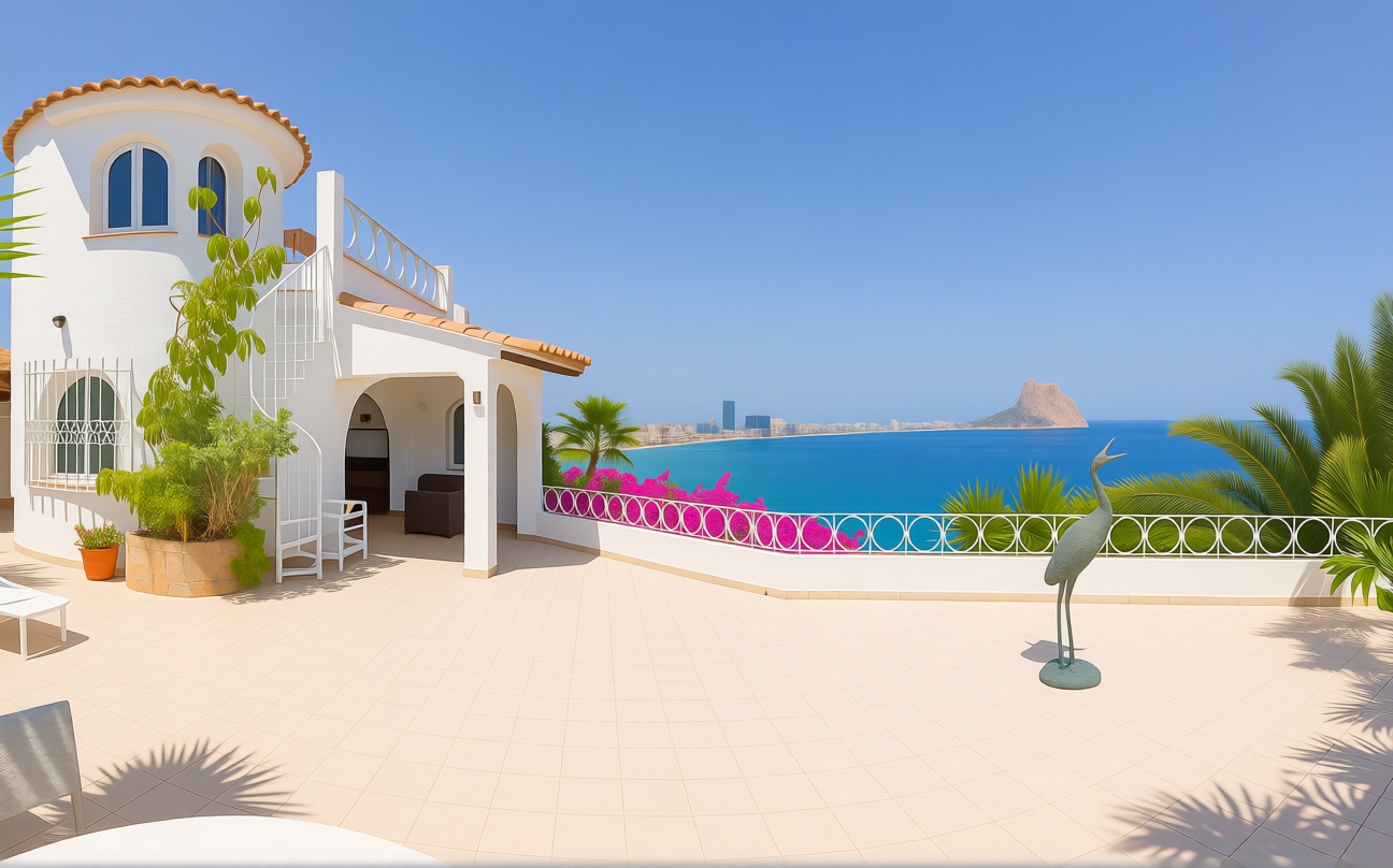 Chalet en venta con acceso directo a la playa en Calpe