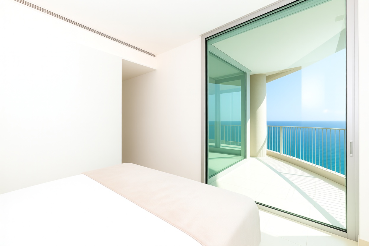 Wohnung zum Verkauf in direkter Strandlage in Calpe — Schlafzimmer