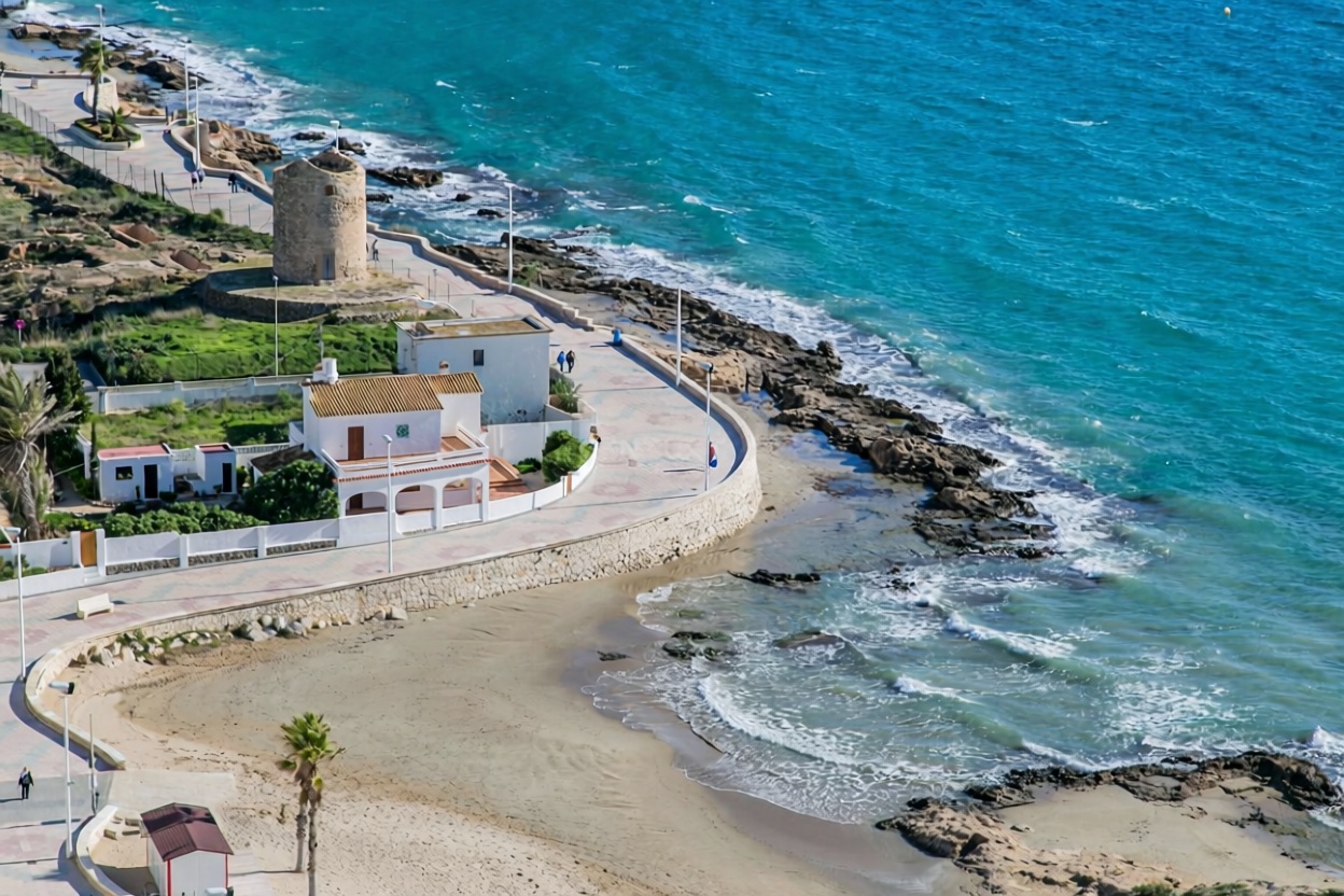 Dachgeschosswohnung zum Verkauf in erster Meereslinie in Calpe — Meerblick
