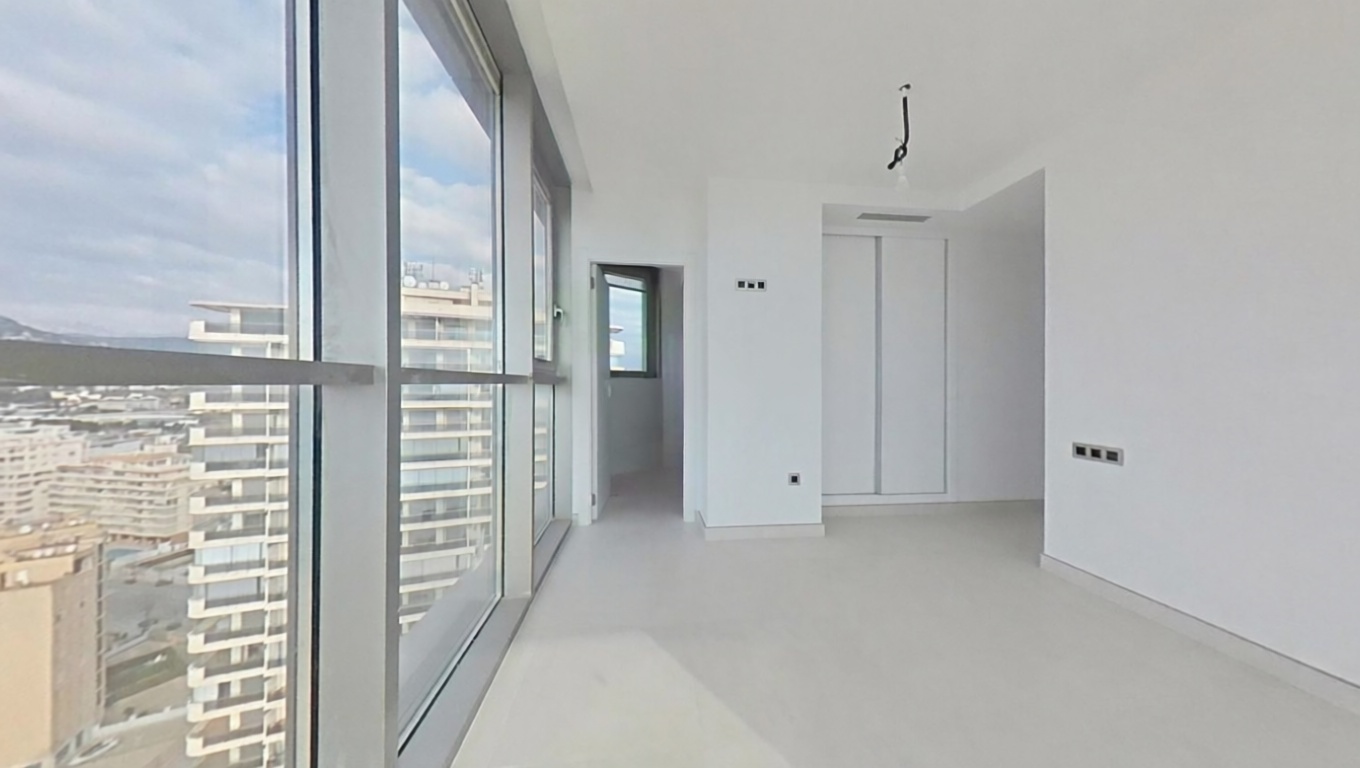 Wohnung zum Verkauf in direkter Strandlage in Calpe — Wohnzimmer