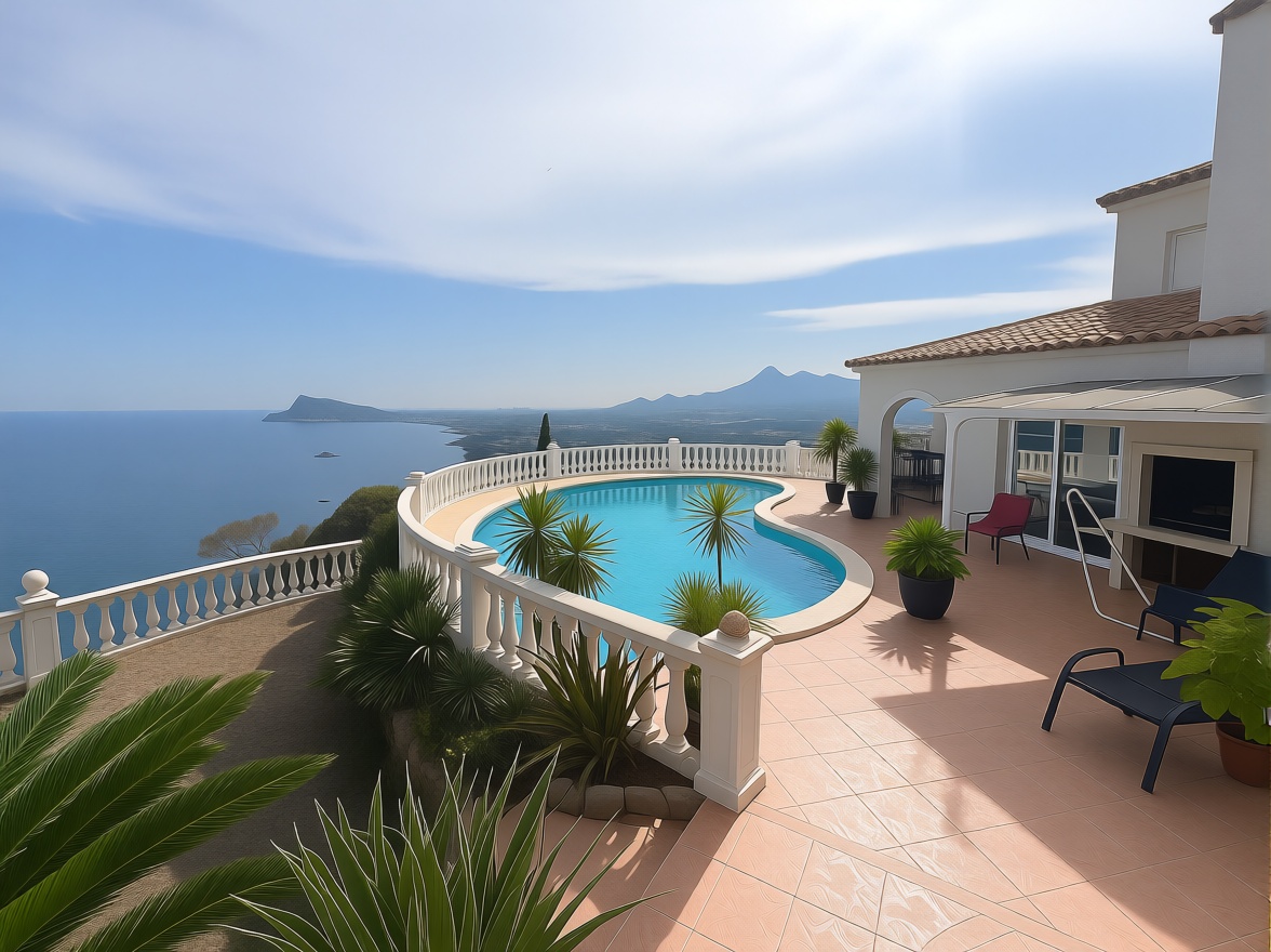 Chalet con acceso directo a playa en Altea