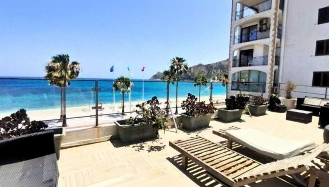 Chalet avec accès direct à la plage à Altea — Terrasse mer