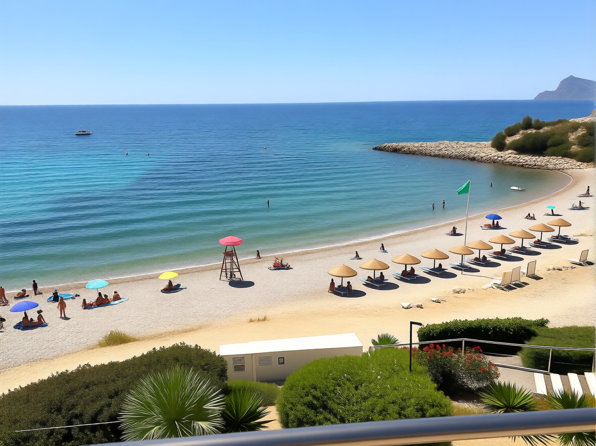 Квартира первая линия пляжа в Altea — Морской вид