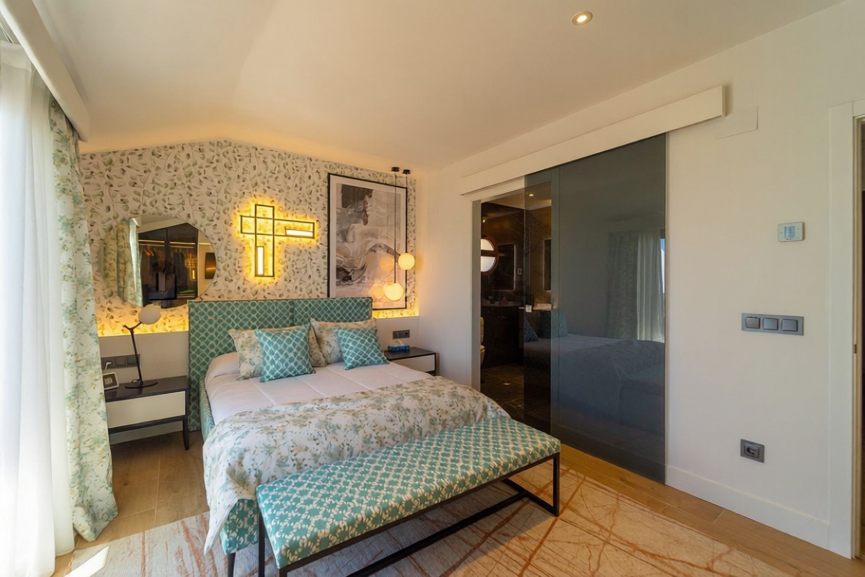 Ático em primeira linha de mar em Altea — Casa banho