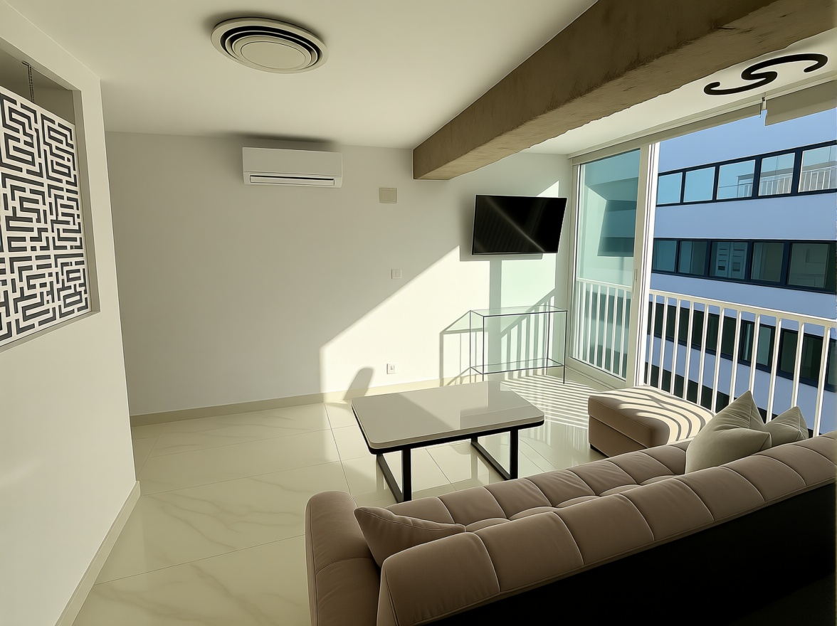 Appartement en première ligne de plage à Altea — Séjour