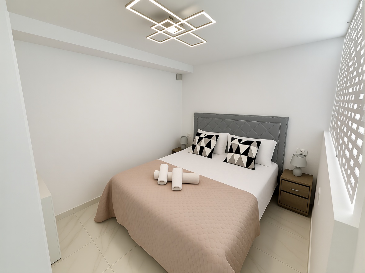 Appartement en première ligne de plage à Altea — Chambre