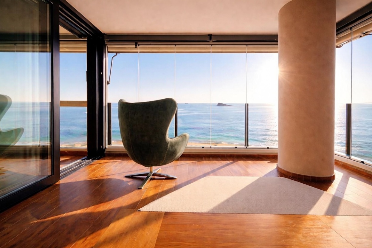Flat in Primera Línea de Playa in Benidorm — Sea terrace