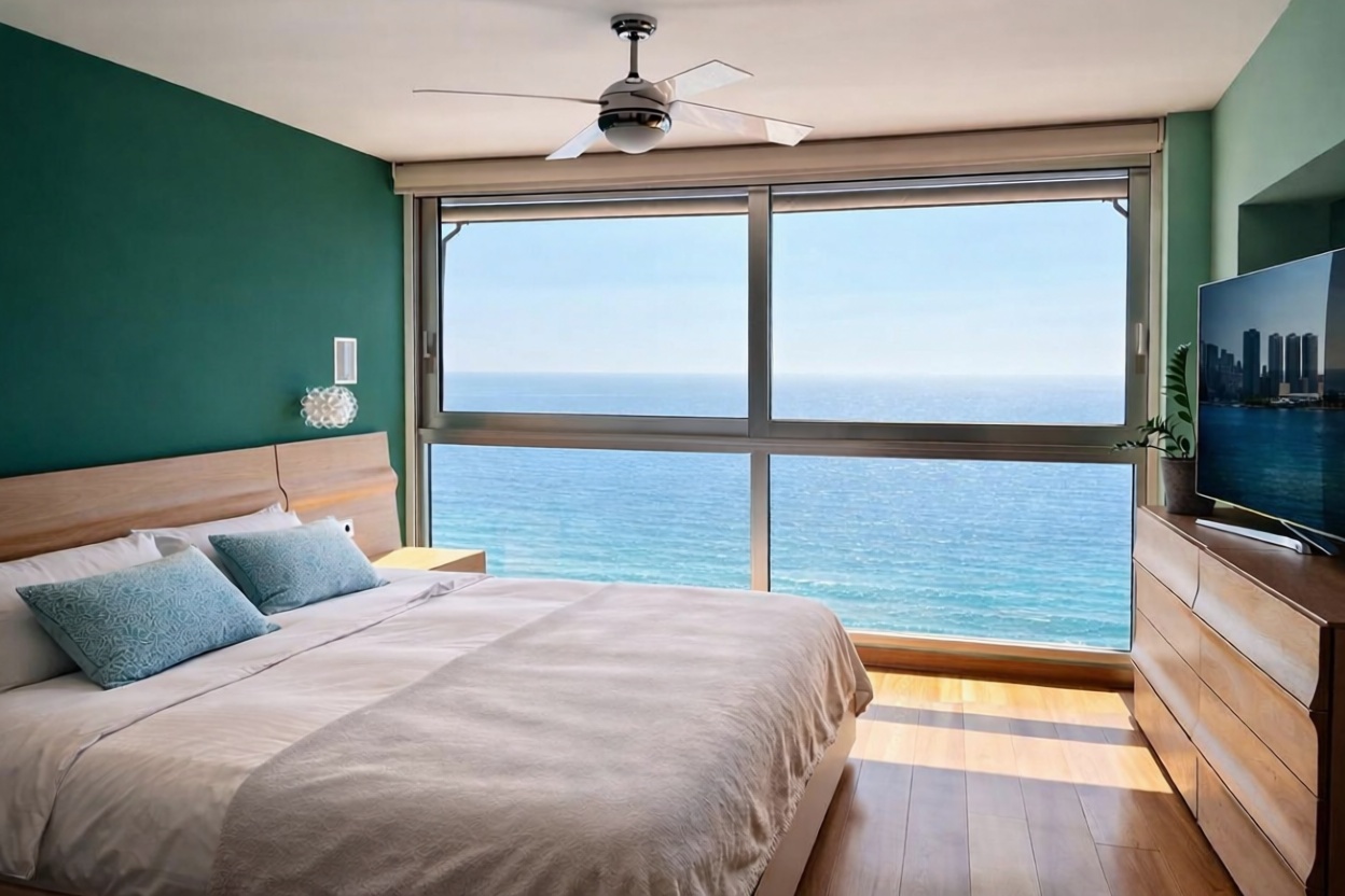 Flat in Primera Línea de Playa in Benidorm — Bedroom