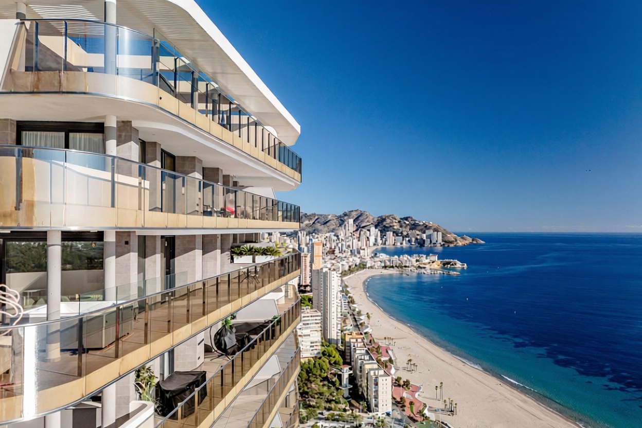 Wohnung in erster Strandlinie in Benidorm