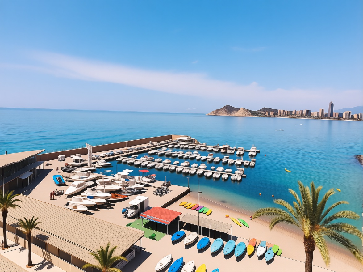 Flat in First Line Beach, Benidorm — Sea view