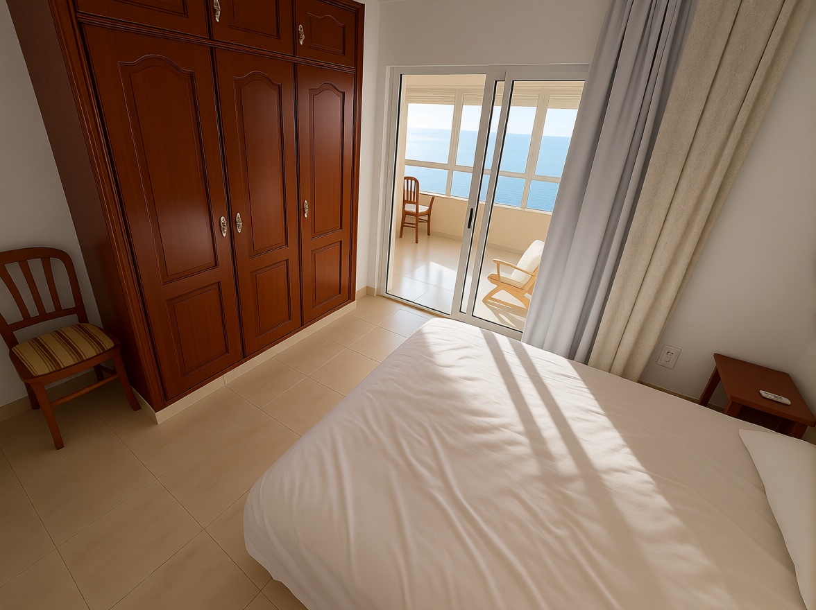 Wohnung in erster Strandlinie in Benidorm — Schlafzimmer