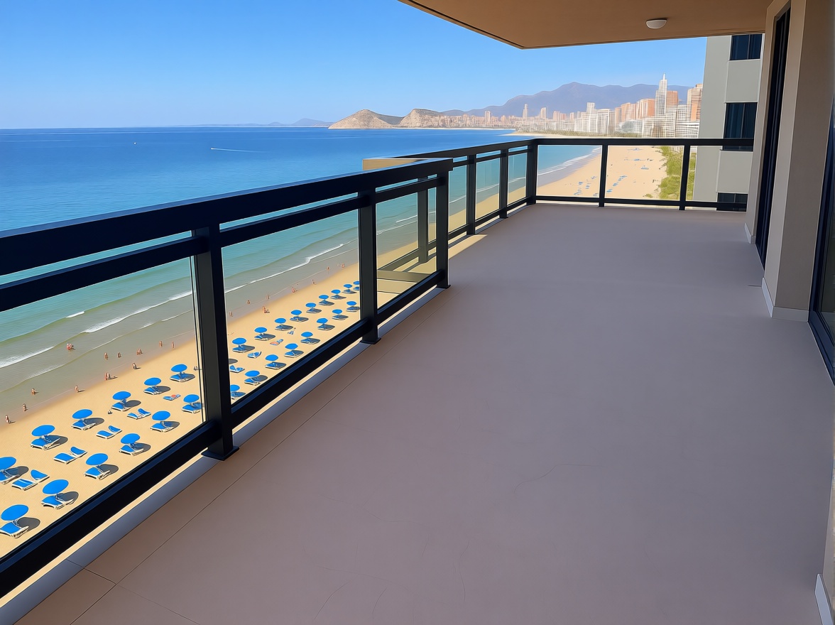 Piso en primera línea de playa en Benidorm — Terraço mar