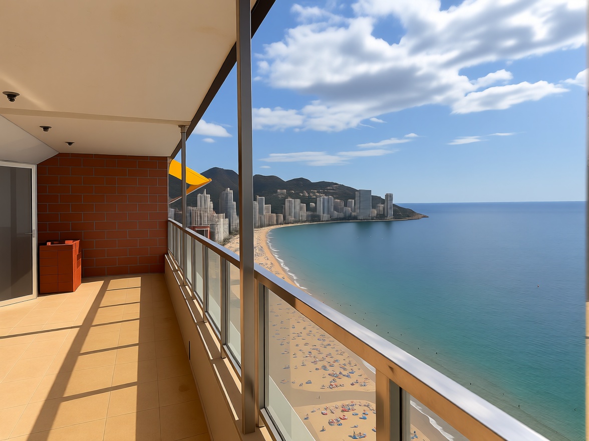 Ático en primera línea de mar en Benidorm — Terrasse mer