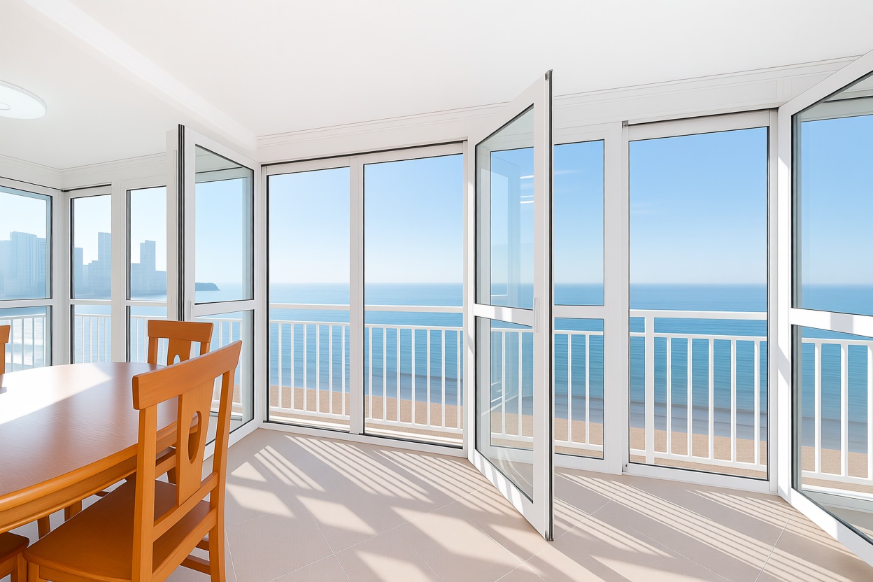 Appartement en première ligne de plage à Benidorm — Vue mer