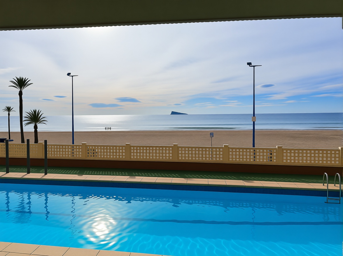 Flat in First Line of Beach in Benidorm — Sea view
