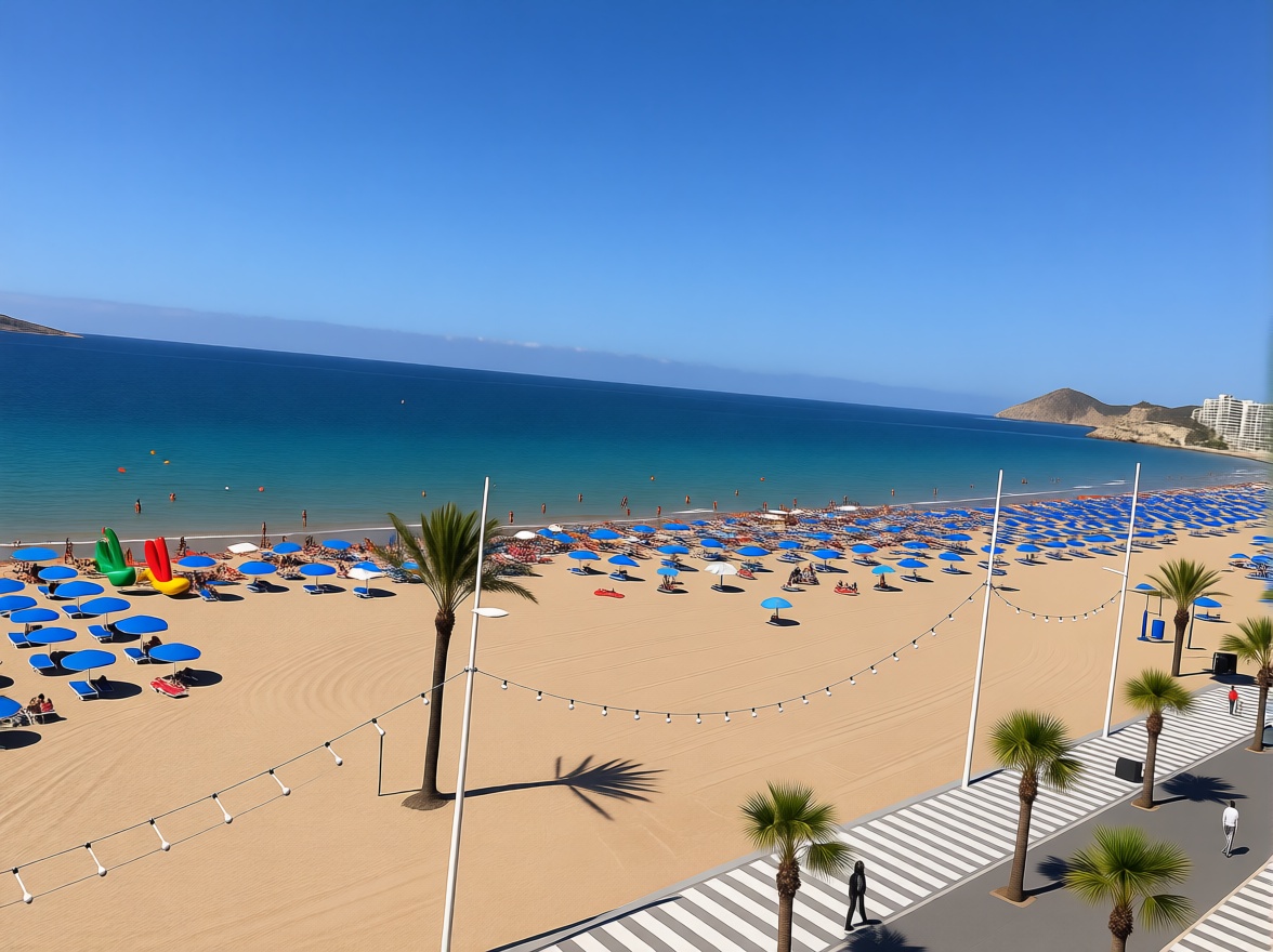 Ático en primera línea de mar en Benidorm — Vista mar