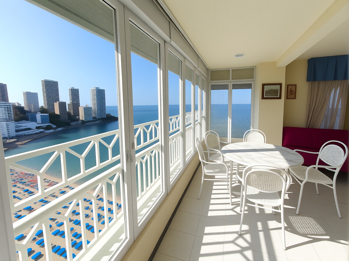 Appartement en première ligne de plage à Benidorm — Terrasse mer