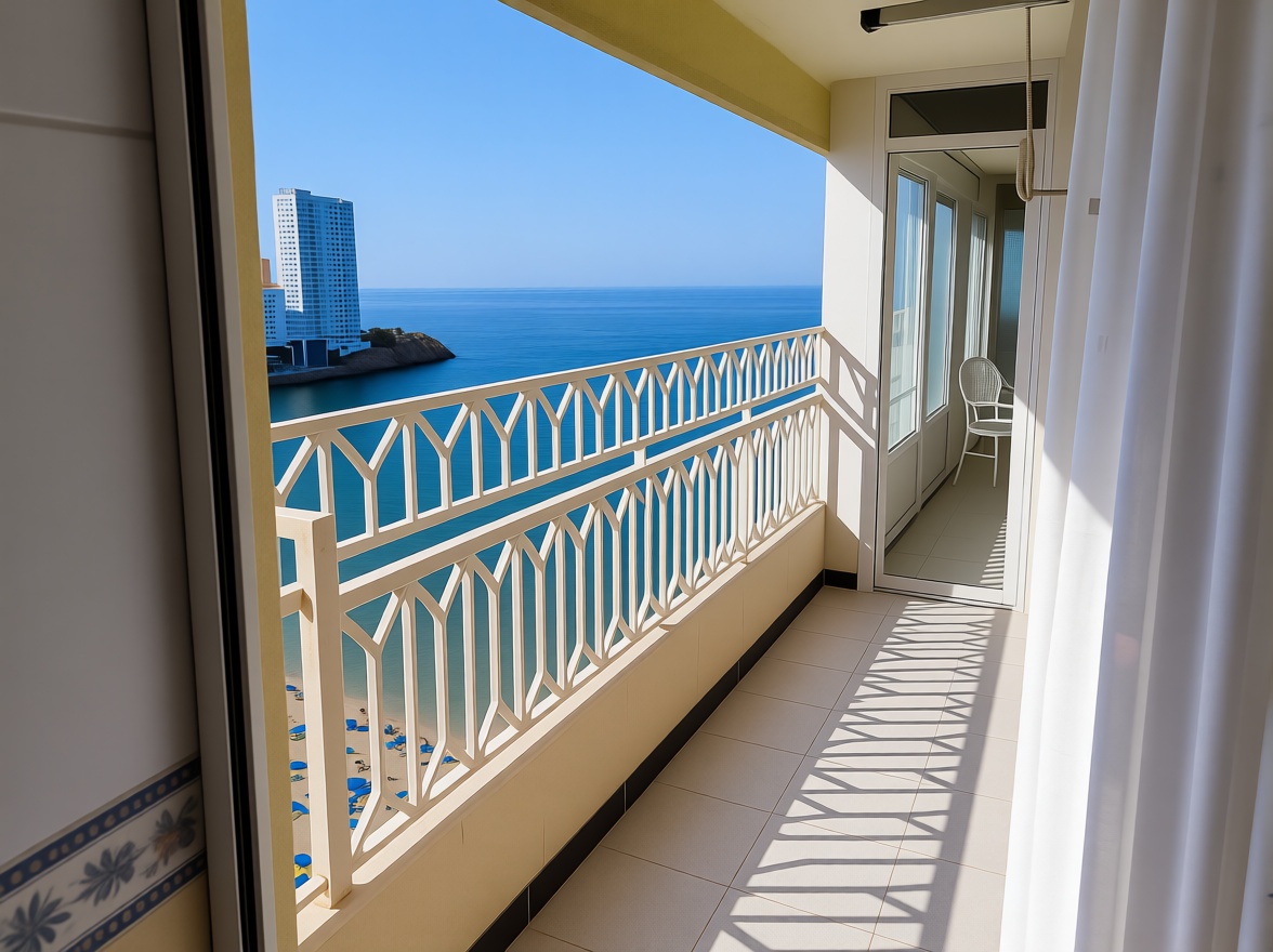 Appartement en première ligne de plage à Benidorm — Terrasse mer