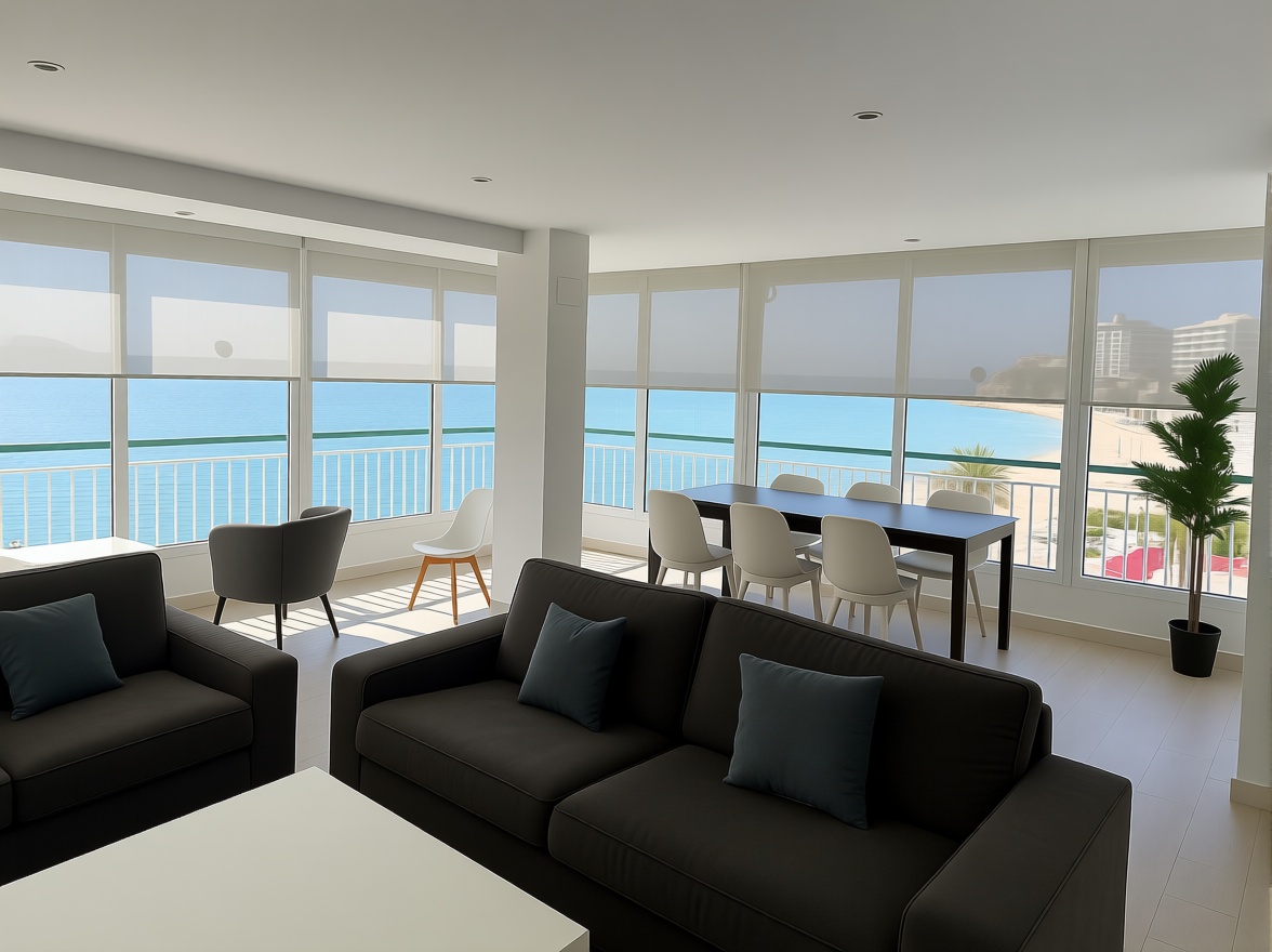 Flat in First Line of Beach in Benidorm — Living room