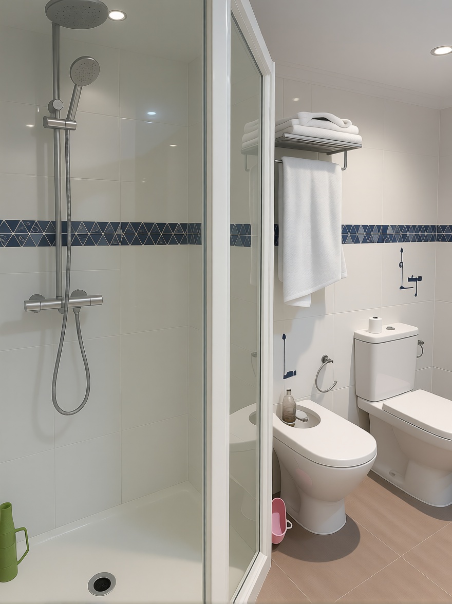Piso en primera línea de playa en Benidorm — Baño