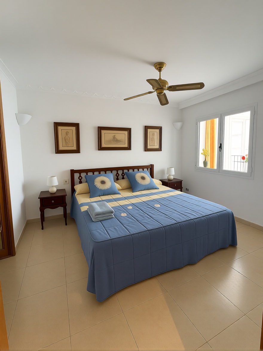 Piso en primera línea de playa en Benidorm — Bedroom