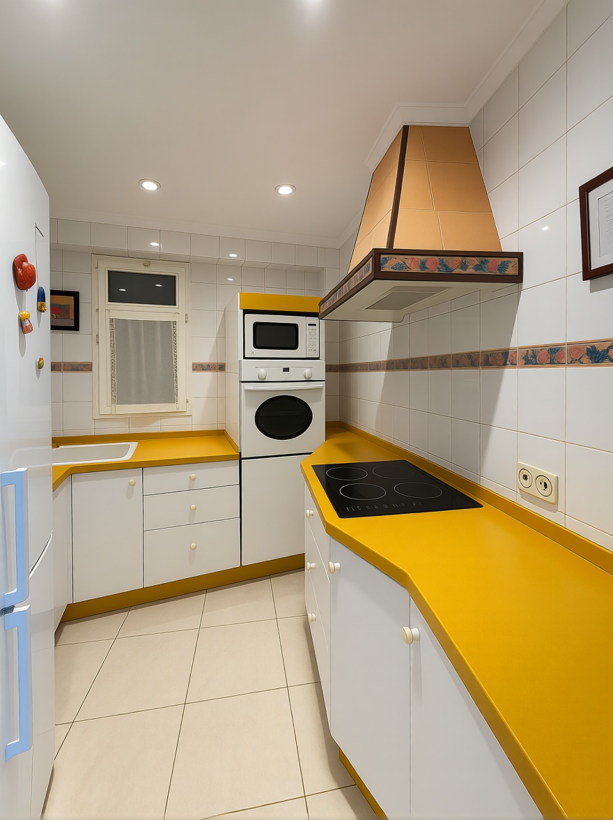 Piso en primera línea de playa en Benidorm — Kitchen